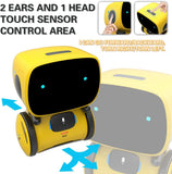 Interactive Emo Robot - Voice Command Smart Toy with Singing, Dancing, and Repeating Functions for Kids