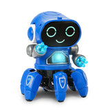 Interactive Emo Robot - Voice Command Smart Toy with Singing, Dancing, and Repeating Functions for Kids