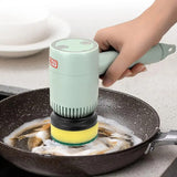 Multi-Functional Electric Spin Scrubber - Lightweight, Cordless Cleaning Brush for Kitchen, Bathroom, and More