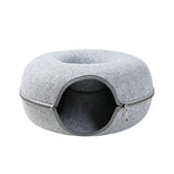 Pet Cats Tunnel Interactive Play Toy Cat Bed Dual Use Indoor Toys Kitten Exercising Products Cat Training Toy