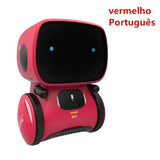 Interactive Emo Robot - Voice Command Smart Toy with Singing, Dancing, and Repeating Functions for Kids