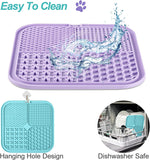 Multi-Use Pet Lick Mat for Slow Feeding and Anxiety Relief - Suitable for Dogs and Cats