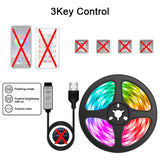 Wifi 1-30M USB Led Strip Lights RGB 5050 Bluetooth APP Control Luces Led Flexible Diode Decoration for Living Room Lamp Ribbon