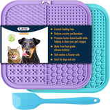 Multi-Use Pet Lick Mat for Slow Feeding and Anxiety Relief - Suitable for Dogs and Cats