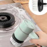 Multi-Functional Electric Spin Scrubber - Lightweight, Cordless Cleaning Brush for Kitchen, Bathroom, and More