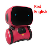 Interactive Emo Robot - Voice Command Smart Toy with Singing, Dancing, and Repeating Functions for Kids