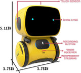 Interactive Emo Robot - Voice Command Smart Toy with Singing, Dancing, and Repeating Functions for Kids