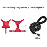 2023 Newdog Harness with Retractable Dog Leash as One No-Pull Pet Harness with Adjustable Soft Padded Dog Vest