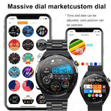 For Huawei Xiaomi GT3 Pro Smart Watch Men AMOLED 390*390 HD Screen Heart Rate Bluetooth Call IP68 Waterproof Smartwatch 2023 New