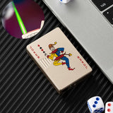 Creative Ace of Spades Playing Cards Butane Windproof Lighter - A Stylish and Fun Toy for Men and Women