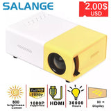 YG300 Pro Mini Projector: 1080P Full HD, LED Portable Beamer with HDMI & USB - Ideal for Home Entertainment