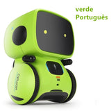 Interactive Emo Robot - Voice Command Smart Toy with Singing, Dancing, and Repeating Functions for Kids