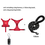 2023 Newdog Harness with Retractable Dog Leash as One No-Pull Pet Harness with Adjustable Soft Padded Dog Vest