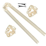 Silk Heatless Curling Rod Set - Gentle Hair Rollers for Overnight Styling