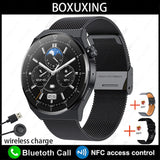 For Huawei Xiaomi GT3 Pro Smart Watch Men AMOLED 390*390 HD Screen Heart Rate Bluetooth Call IP68 Waterproof Smartwatch 2023 New