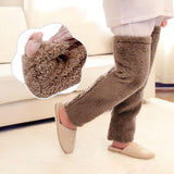 Cozy Thigh-High Fuzzy Socks - Over Knee Boot Stockings, Plush Leg Warmers for Women and Kids