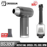 CROSSGUN Mini Jet Turbo Fan - Compact, Rechargeable, and Portable Air Duster Blower for Cleaning and Outdoor Use